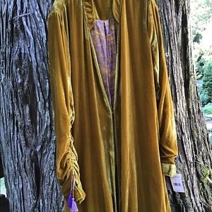 Free People Dahlia Velvet Duster/Coat